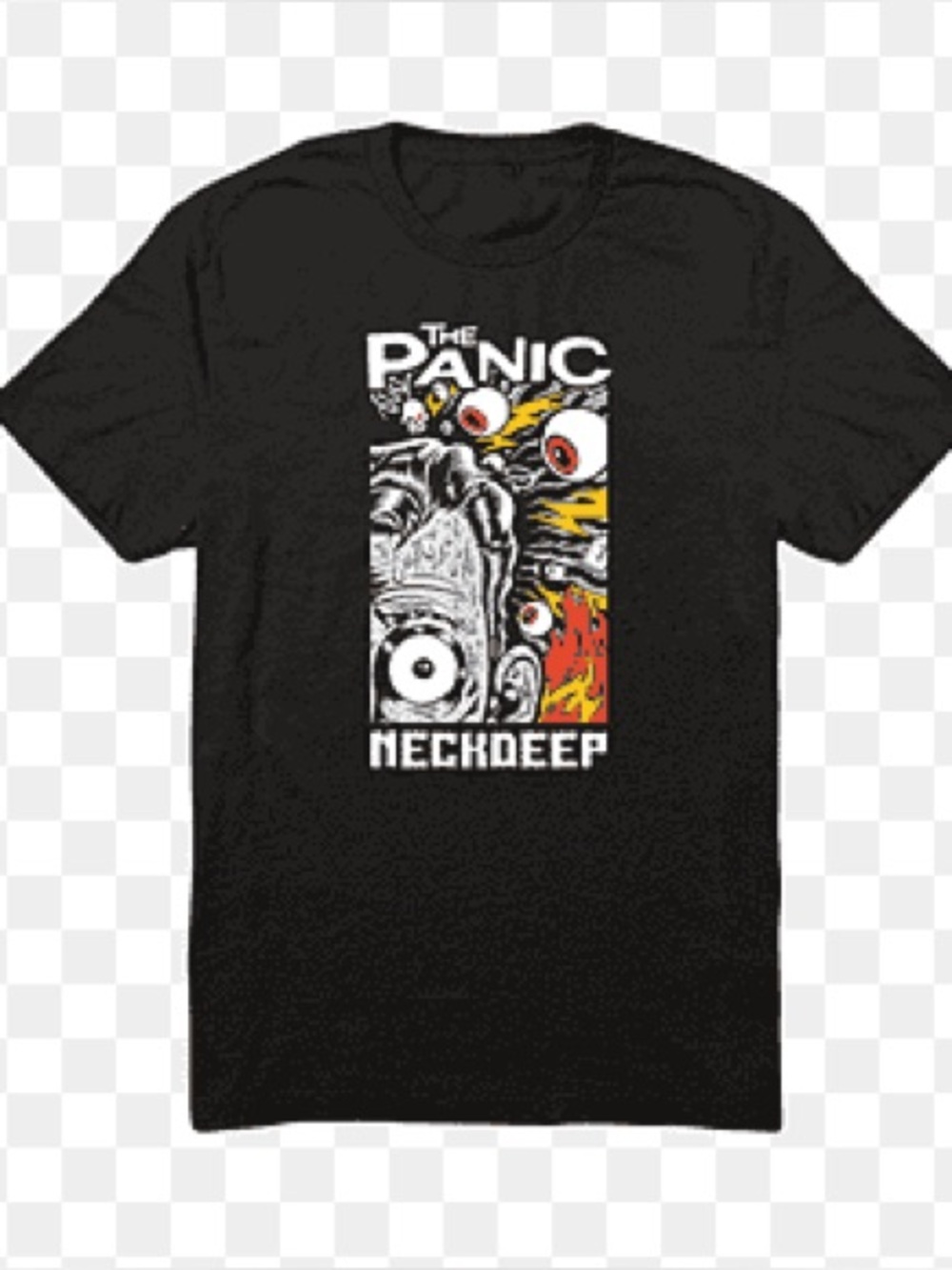Neck Deep "The Panic" The Peace and The Panic T-Shirt Shirt Large